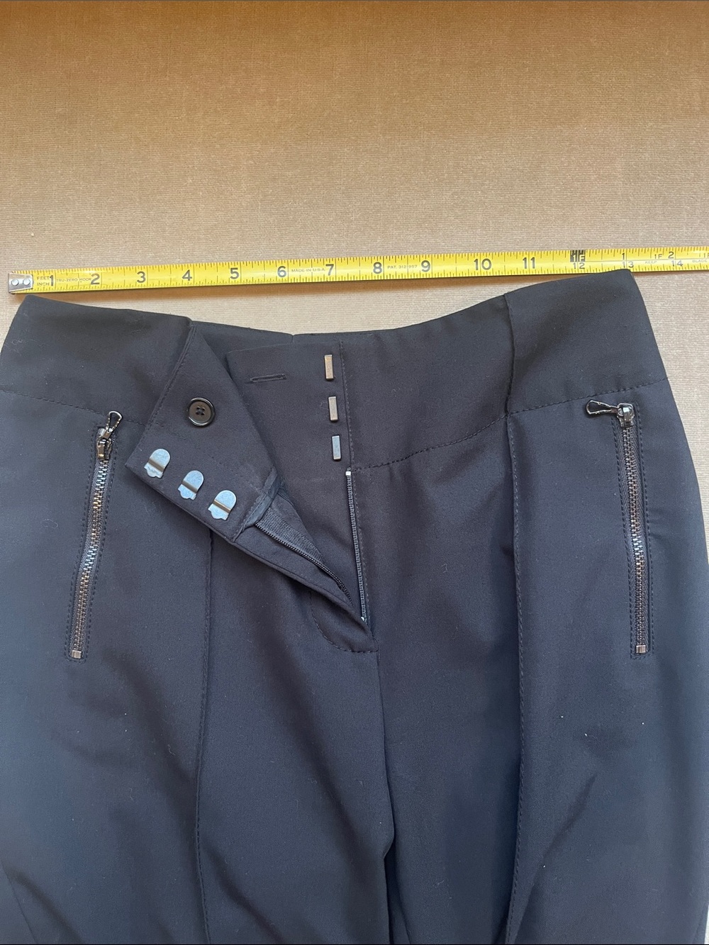 Magaschoni Collection Pantsuit Black Peplum Blazer & Pants Tailored Size 2 Small - Picture 15 of 16